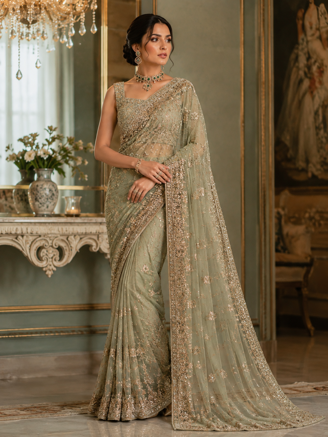 HF Bridal Saree