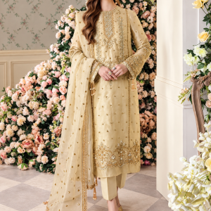 Skin Sheesha Silk Formal Embroidered Dress